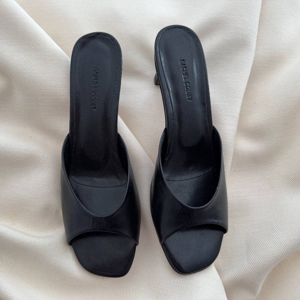 Rachel Comey "Taro" Kitten Heel Mules in Black, size 6 - Picture 6 of 10